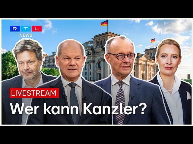 Das Quadrell - Kampf ums Kanzleramt von Merz, Scholz, Habeck und Weidel