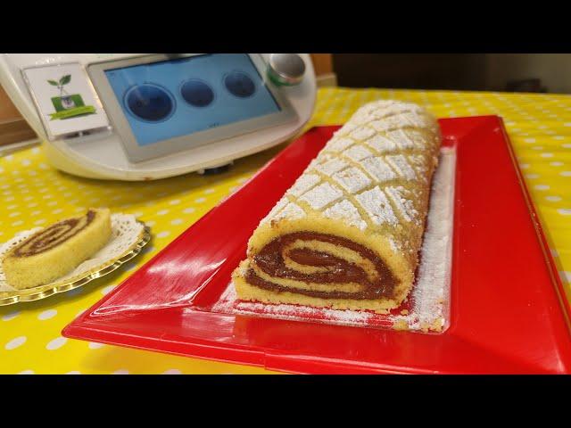 Rotolo alla nutella per bimby TM6 TM5 TM31 TM21