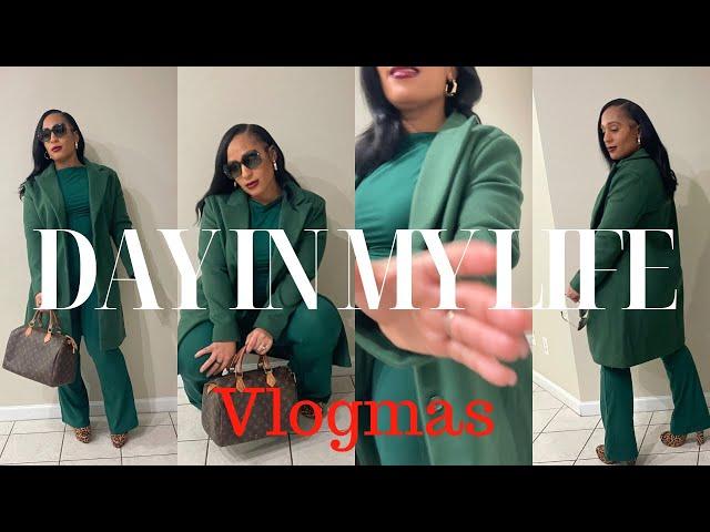 Vlogmas- clean house- always late- surprise party- green is the color wave- family is always lit