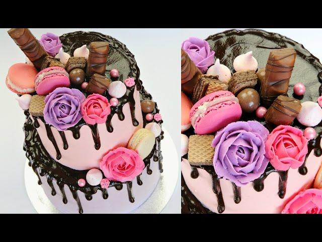 CAKE TREND ~ Chocolate Drip Decorating Tutorial - CAKE STYLE