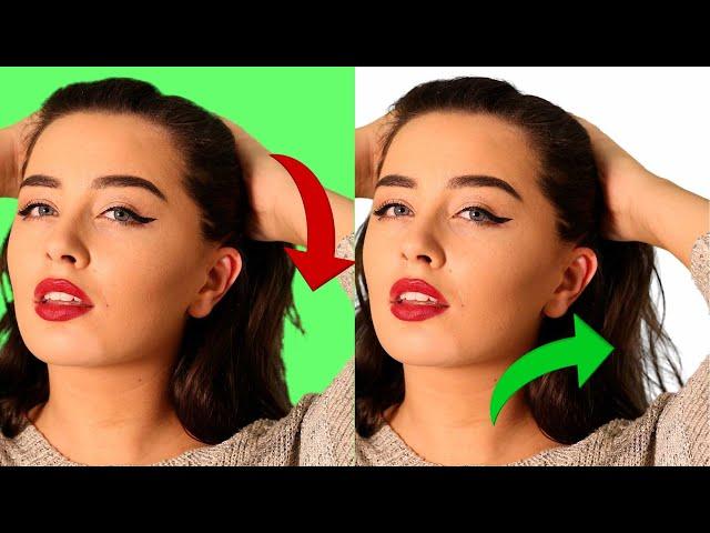 Как Восстановить детали при кеинге трюк с деталями волос Green Screen Keying Hair