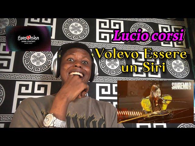 Lucio Corsi's 'Volevo essere un duro' | Eurovision 2025 Italy Performance Reaction & Review