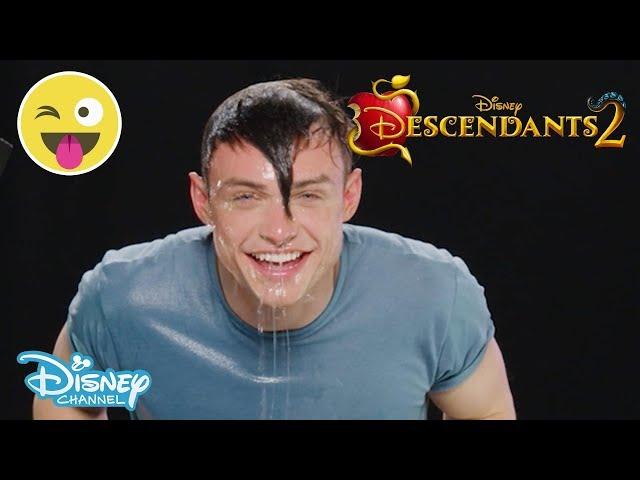 Descendants 2 | Halloween Apple Bobbing Challenge ft. Thomas Doherty  | Disney Channel UK