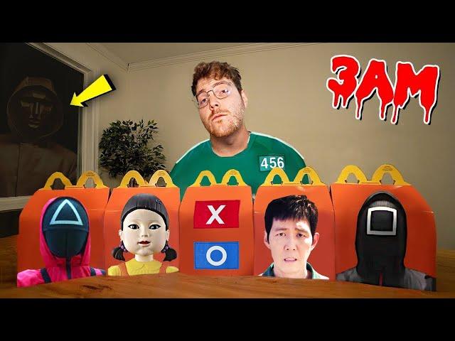 DO NOT ORDER ALL SQUID GAME 2 HAPPY MEALS AT 3 AM!!