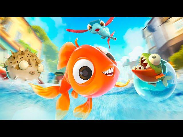 The Fish Return To FLOOD The City in I Am Fish!! (Full Movie)