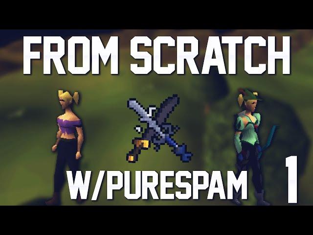 PureSpam ~ From Scratch Livestream Series Day 1 Part 2 ~ F2P Pure PK'ing ~ Oldschool Runescape 2007