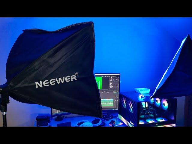 Mejora tu iluminación con el NEEWER NK800 RGB Softbox Lighting Kit, #review  en español | GameIt ES