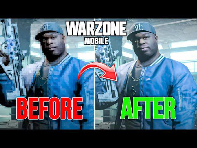 FIX BLURRY GRAPHICS IN WARZONE MOBILE | BEST GRAPHIC SETTINGS WARZONE MOBILE