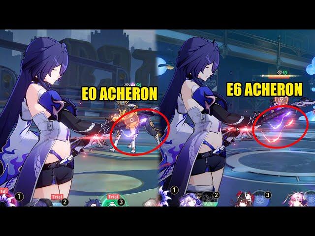 Difference Visual Effects Acheron E0 and E6