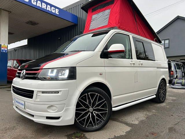 Volkswagen Transporter 2.0TDI 4 Berth Camper Van Electric RockNRoll Bed Fully Loaded Motorhome NoVat