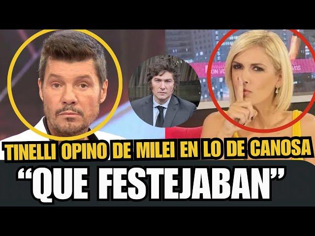 MARCELO TINELLICRITICO A JAVIER MILEI POR LA CENA QUE HIZO CON LOS DIPUTADOS EN OLIVOS