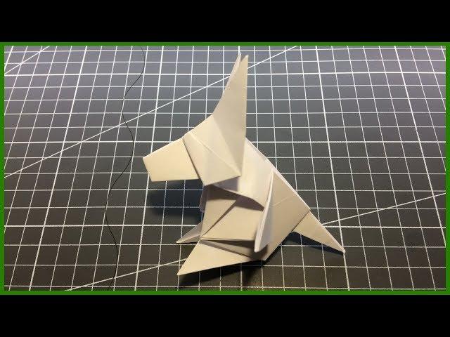 Wolf origami paper. How to make a wolf out of A4 paper with their hands.