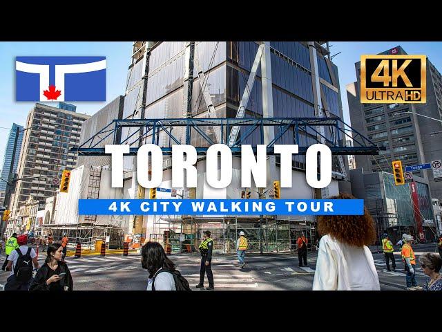 Walking Toronto's Yonge Bloor Neighbourhoods  | 4K Walking Tour [4K Ultra HDR/60fps]