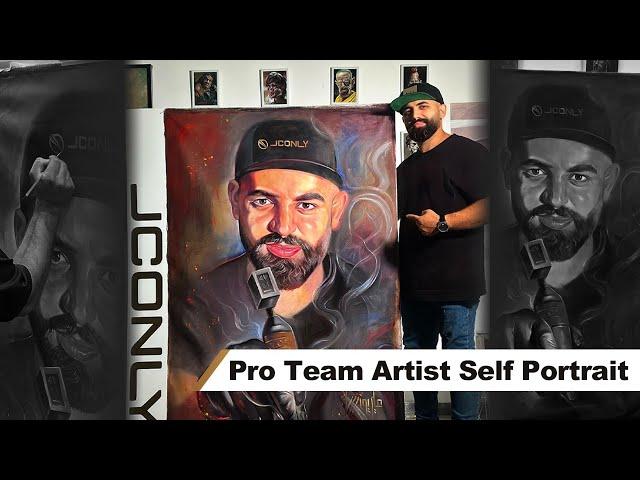 Ali Younes - Self-portrait of PRO TEAM tattoo artist || JCONLY Vetar Cartridges