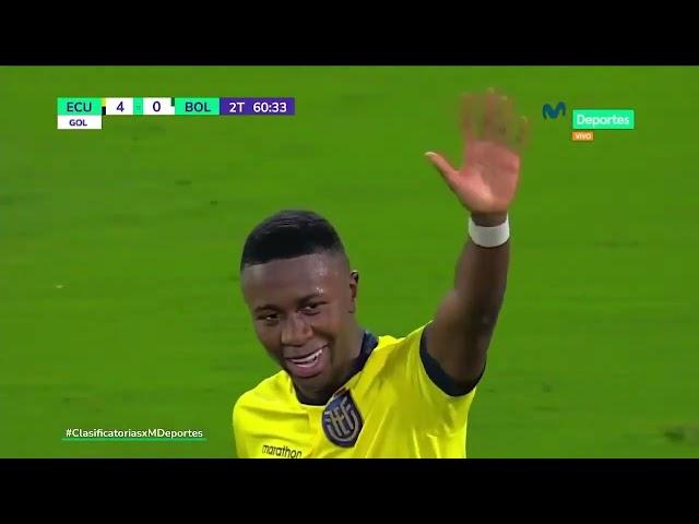 ECUADOR vs. BOLIVIA: GOLAZO DE ALAN MINDA QUE PONE EL 4-0 EN GUAYAQUIL | CLASIFICATORIAS 2026 