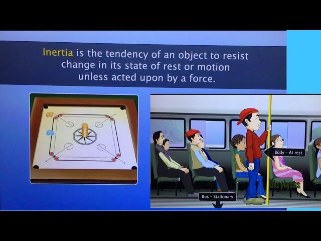 Inertia and mass,inertia of motion,inertia of motion,inertia of direction with animation#inertia