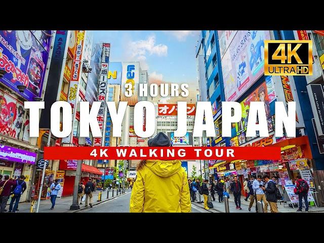  TOKYO WALKING TOUR - WALK THE STREETS OF JAPAN DAY & NIGHT | 4K HDR - 60fps