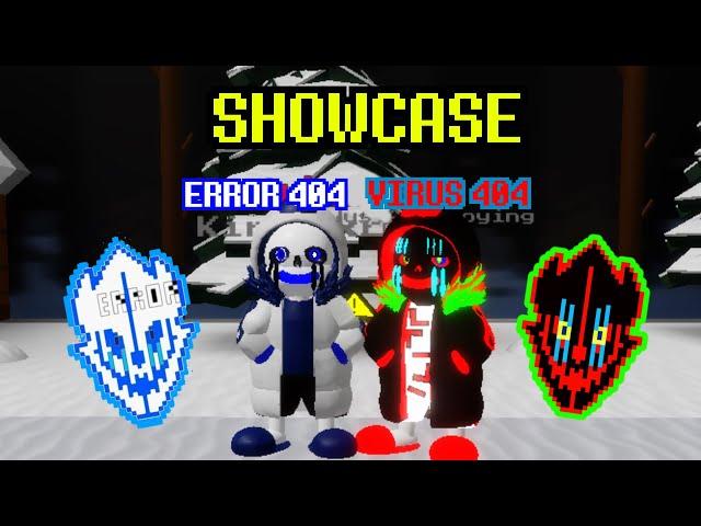 Showcase Error 404 And Virus 404 | ROBLOX "Undertale" Universe Battles