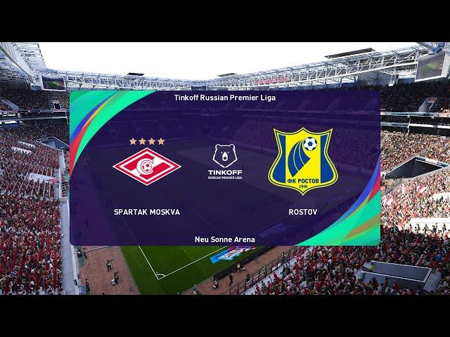 PES 2021 | Spartak Moscow vs FK Rostov - Russia Premier League | 31/10/2020 | 1080p 60FPS