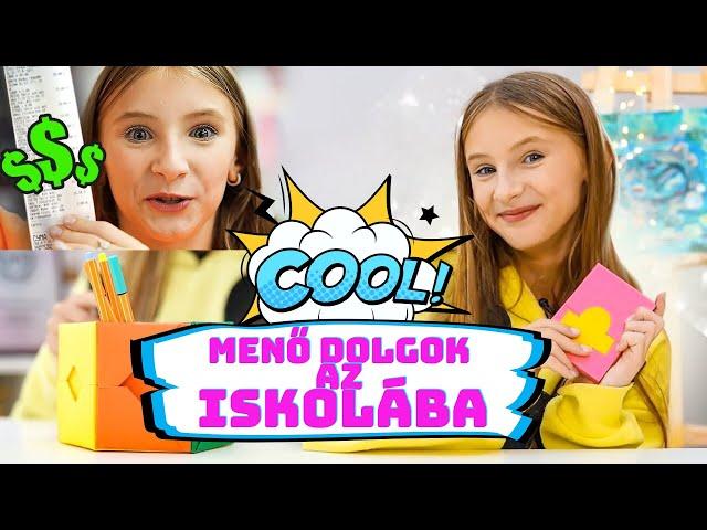 MENŐ DOLGOK AZ ISKOLÁBA!  Nicole saját készítésű cikkeket készít | DIY | Miss Nicole és barátai