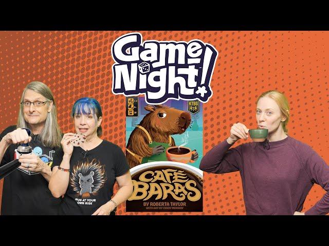 Café Baras - GameNight! Se12 Ep23 - How to Play and Playthrough