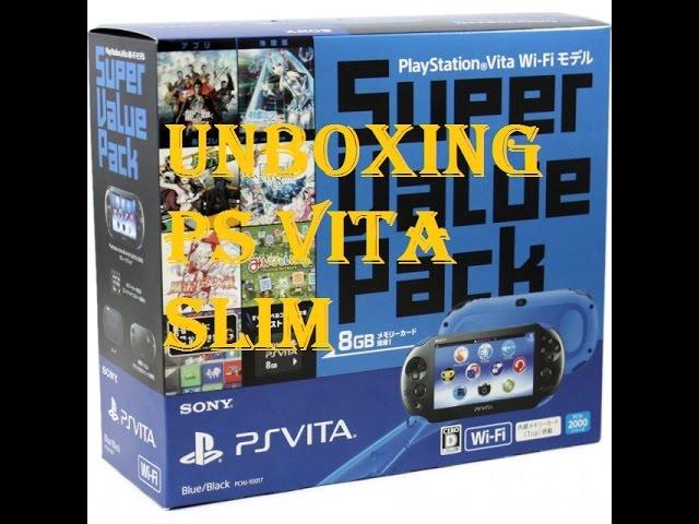 [Unboxing] PlayStation VITA 2000 Super Value Pack Blue Color