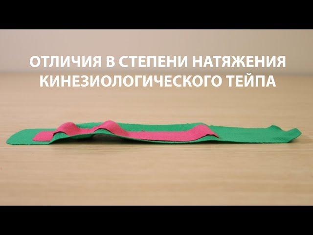 Отличие натяжения тейпа в терапевтической зоне аппликации. Обучение кинезиотейпированию