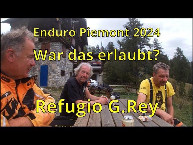 Piemont Enduro 2024 - Steilauffahrt zum Refugio G.Rey