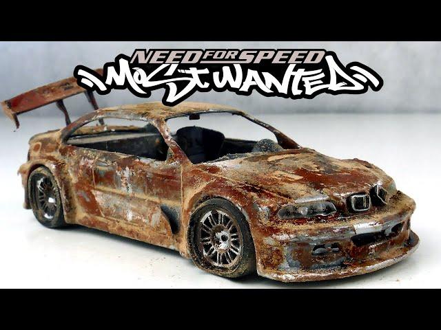 Restoration BMW M3 GTR E46 Destroyed NFS car