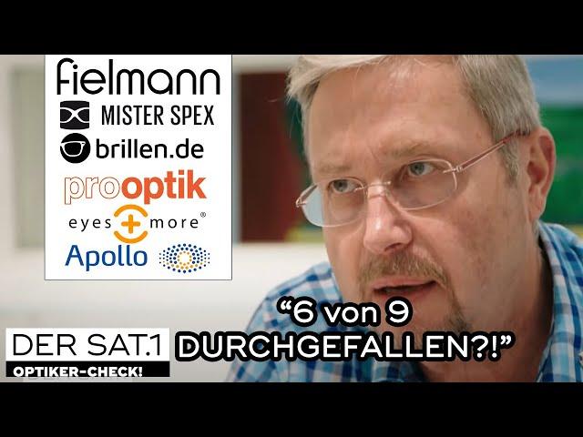 "6 von 9 Brillen durchgefallen?!" - Der Gutachter-Check! | Der SAT.1 Optiker-Check!