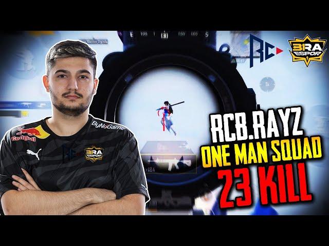 PUBG Mobile Turkey : RCB.RayZ one man squad 23 killl!!!