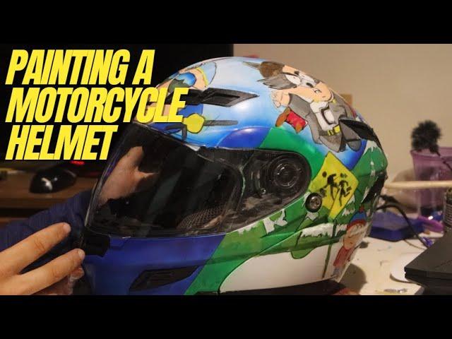 DIY South Park Motorcycle Helmet Painting | Easy Steps for Beginners