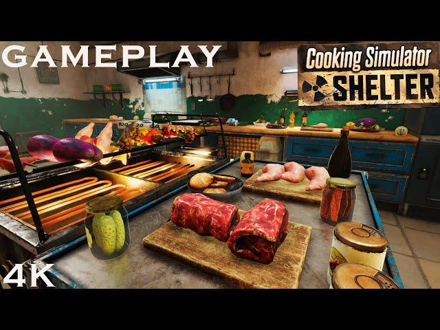 Cooking Simulator Shelter Gameplay 4K PC No Commentary