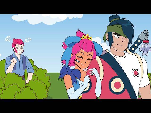 Brawl Stars Animation KENJI and PRINCESS SHELLY