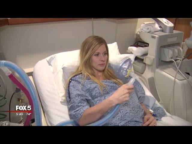 Laughing gas helps women with pain of childbirth