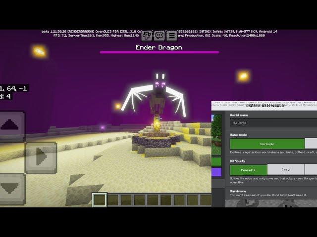 How to Beat the Ender Dragon Peaceful Mode Minecraft trial