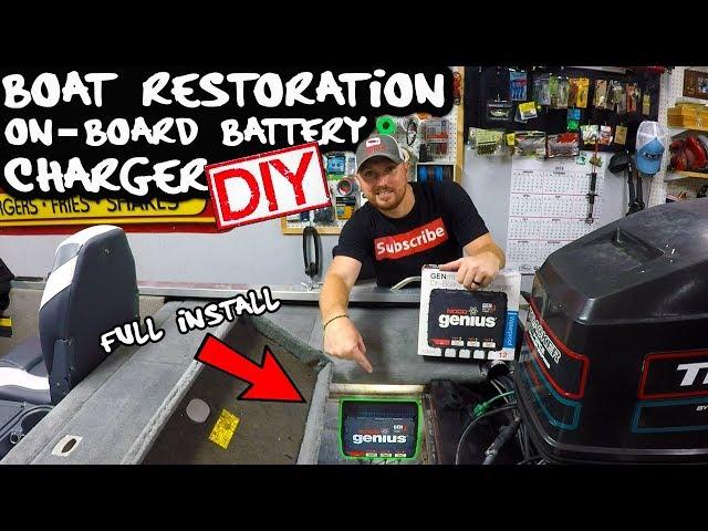 On-Board Battery Charger | Noco Genius | Boat Restoration | DIY