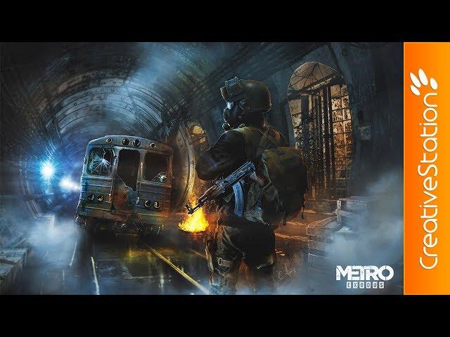 Metro: Exodus - Speed art (#Photoshop) | CreativeStation