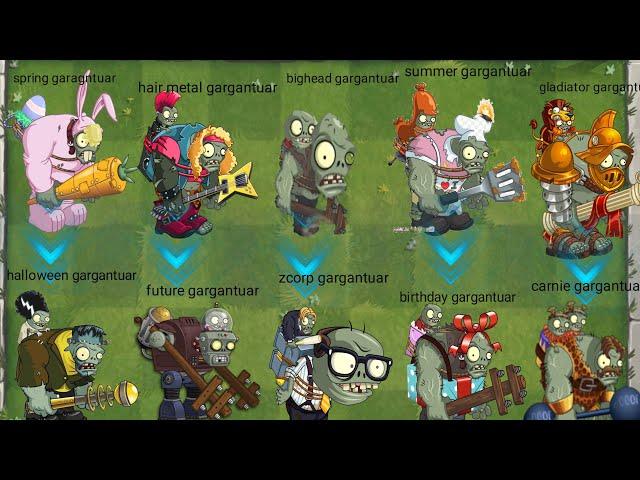 pvz 2 Tournament gargantuar vs gargantuar which garbantuar is strongest ? Fenamenal 1