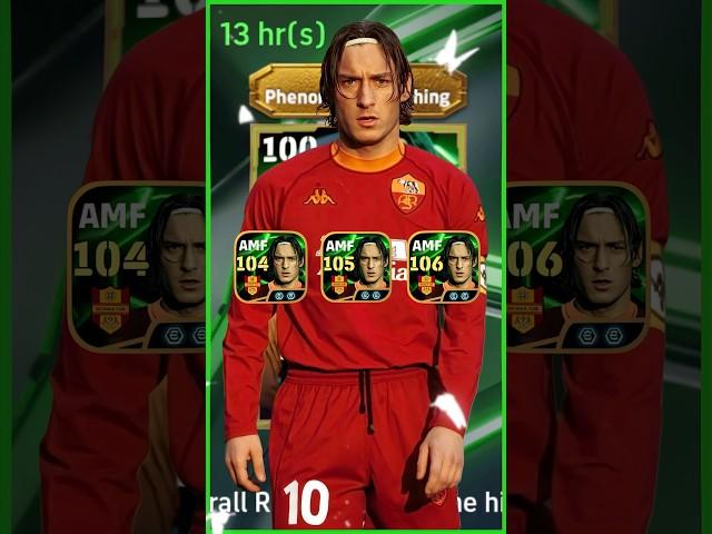 Francesco Totti Max Ratings eFootball 2025 #short #efootball