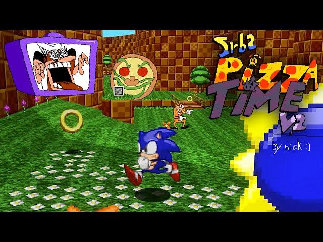 Pizza Tower Sonic Is Real - SRB2 Pizza Time V2 - Sonic Robo Blast 2 Mod Showcase