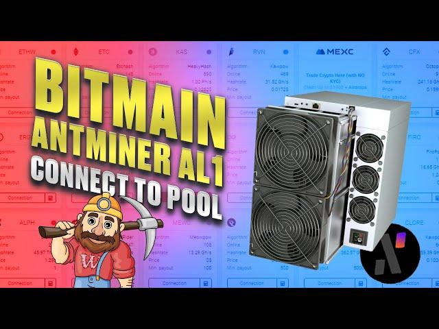 Bitmain Antminer AL1 - How to connect asic to pool?! Mining Alephium