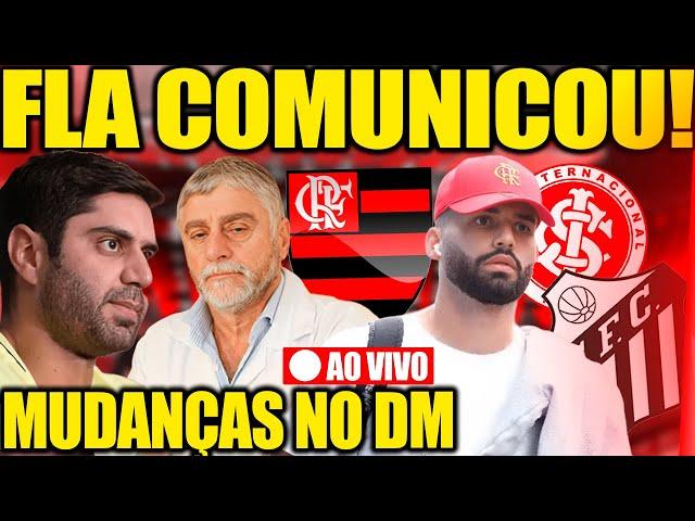 FLAMENGO COMUNICA SANTOS E INTER SOBRE THIAGO MAIA! MUDANÇAS NO DEPARTAMENTO MÉDICO DO FLA!