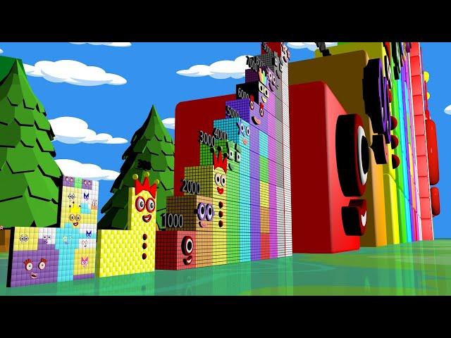 Numberblocks Puzzle Step Squad 1 - 300 to 13 MILLION to 300,000,000 MILLION BIGGEST Numbers