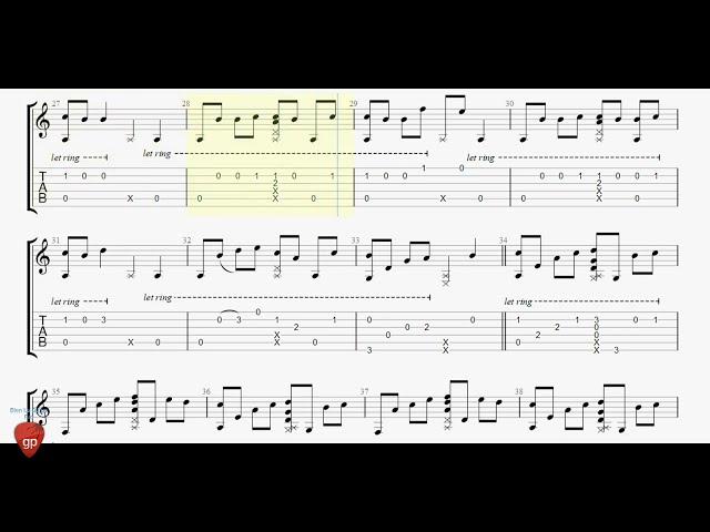 Eiffel 65 - Blue (Da Ba Dee) - Guitar Tabs