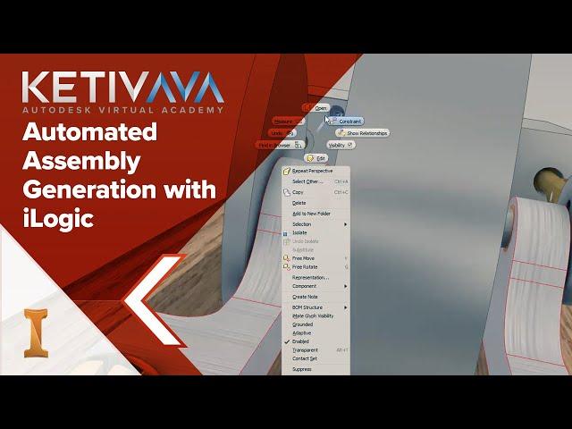 Automated Assembly Generation with iLogic | Autodesk Virtual Academy