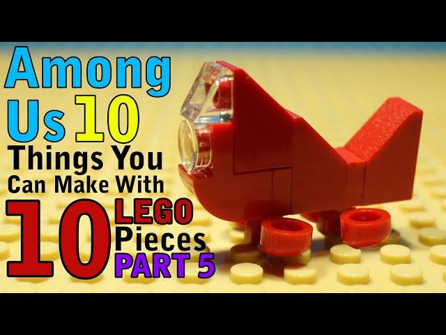 10 Among Us things You Can Make With 10 Lego Pieces Part 5