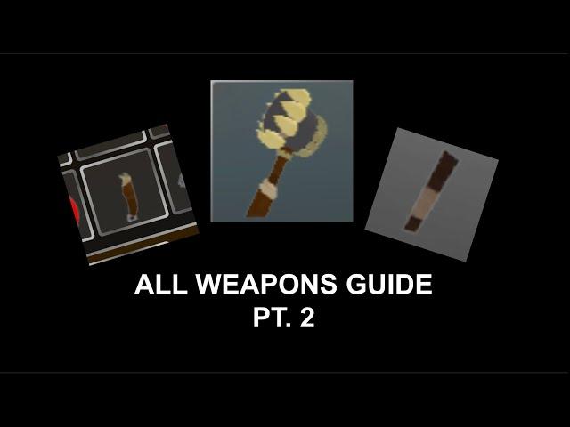 All Weapons Guide (pt. 2) - Da Backrooms | Roblox