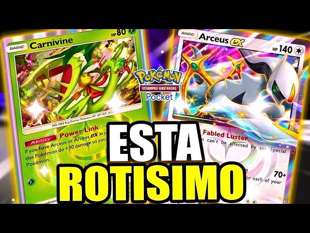 El poderoso mazo de Arceus y Carnivine que DOMINA el meta actual