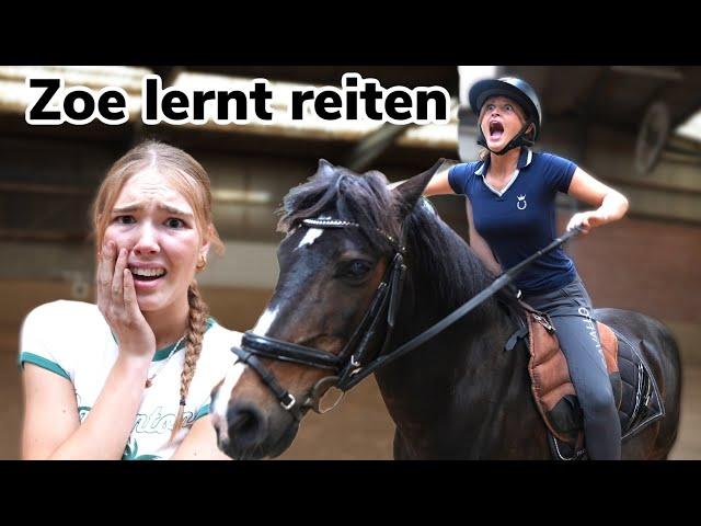 ZOE REITET DAS ERSTE MAL! / REITEN LERNEN AUF WELLI @Zoeklp